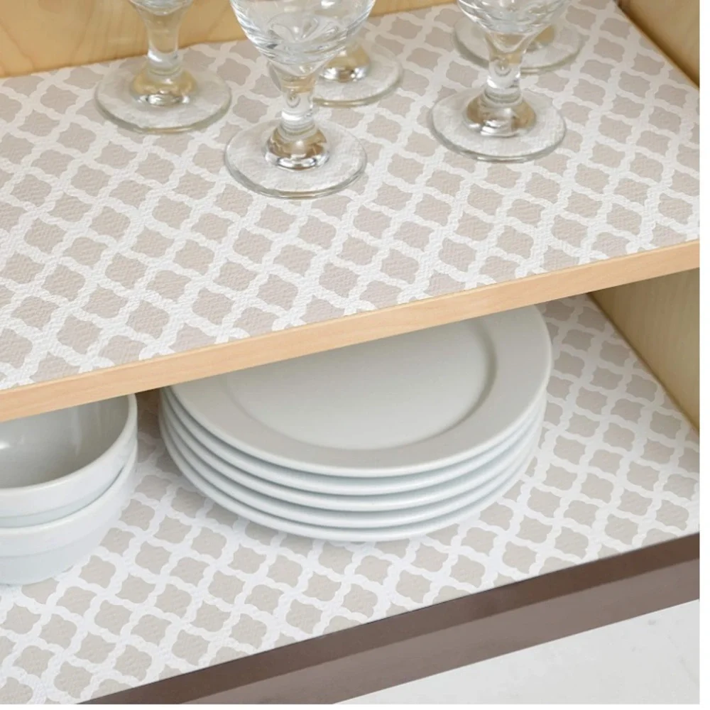 Con-Tact Brand Grip Prints Non-Adhesive Shelf and Drawer Liner - Set of 3